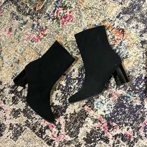 Impo black sock booties